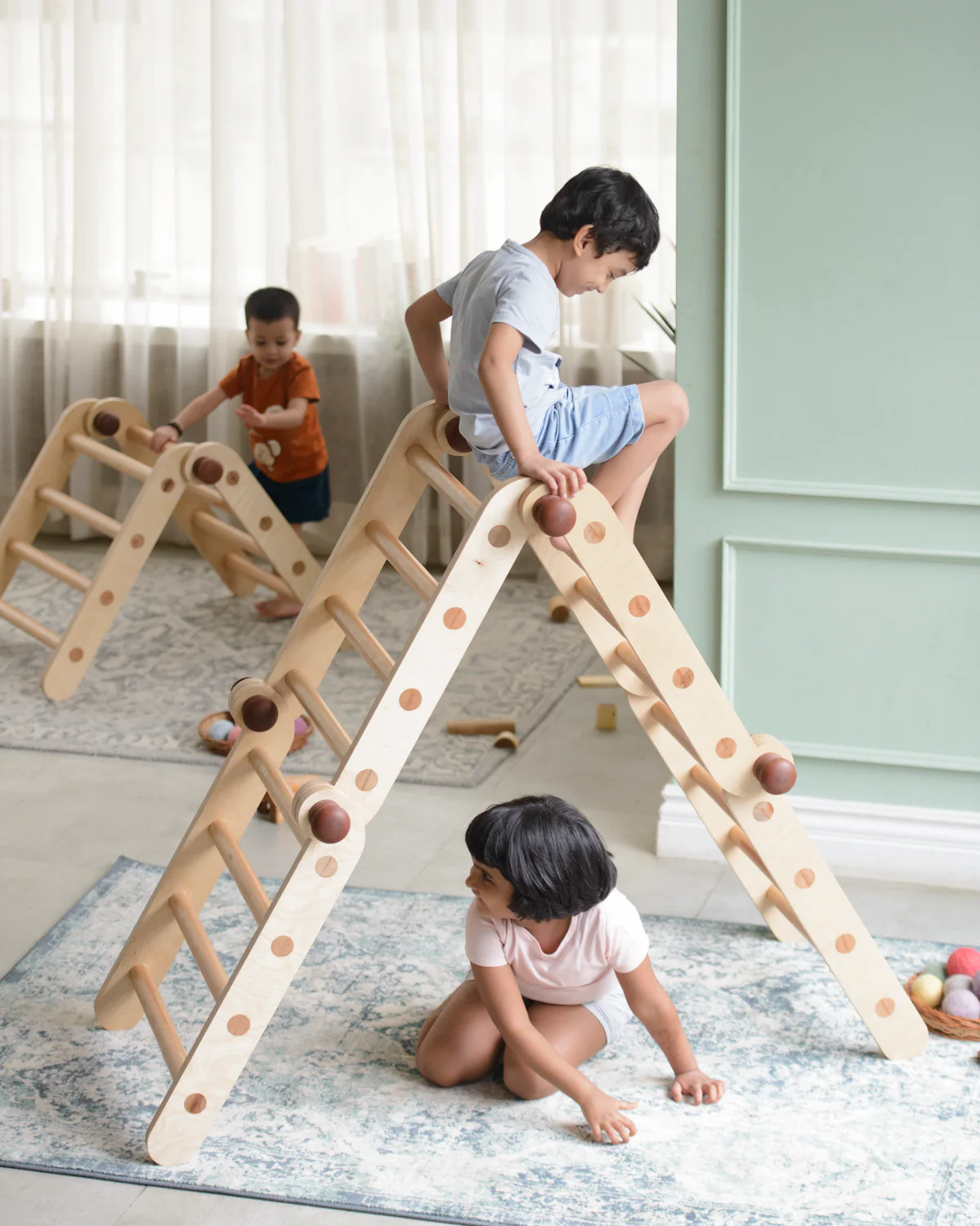Bloon Pikler MAX (Transformable Pikler Triangle) Jungle Gym - Image 7
