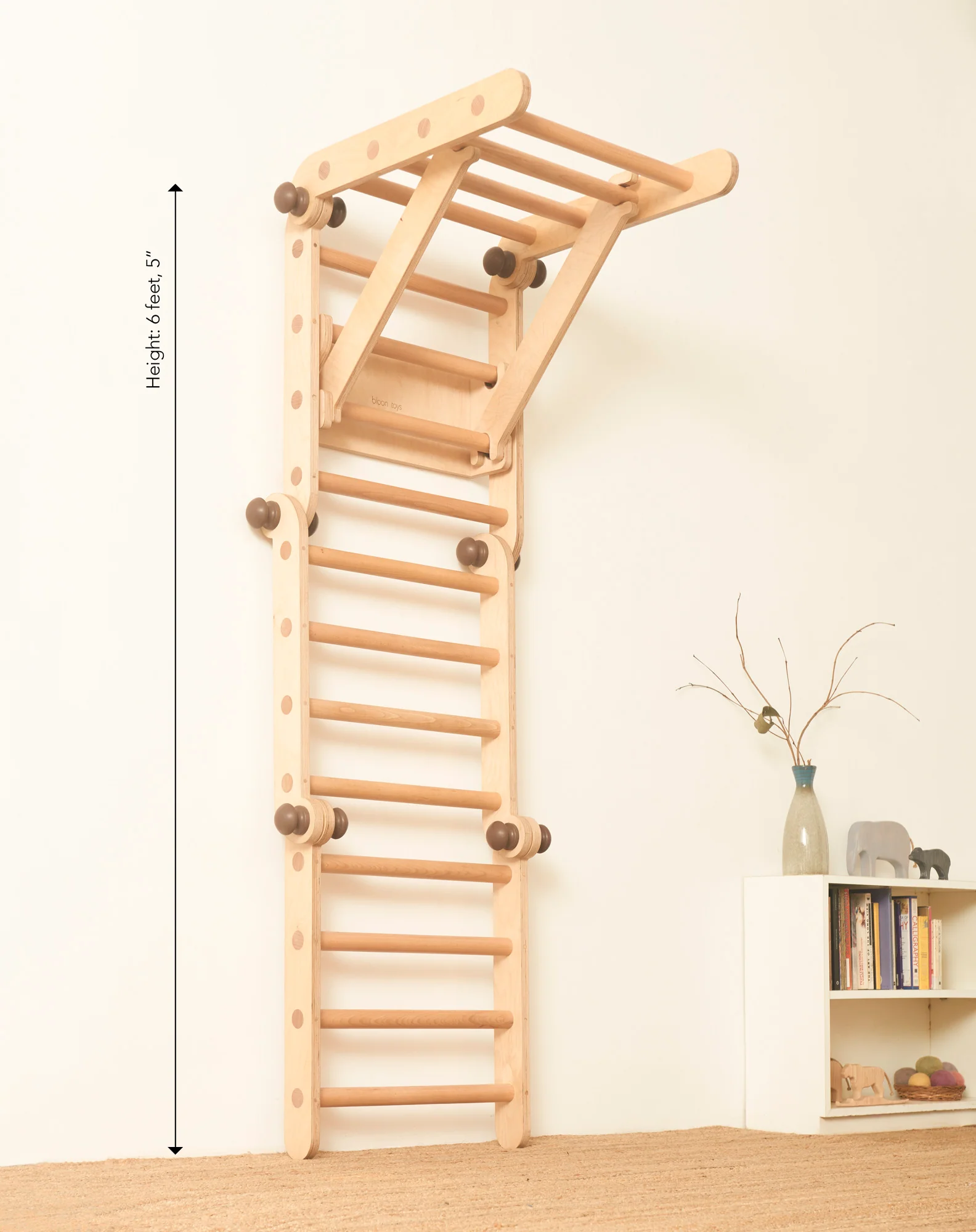 Wall Hook attachment for Transformable Pikler Triangle - Image 6